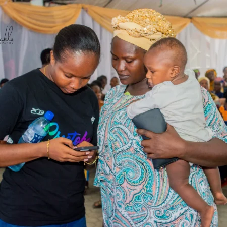 woman with child woman with child